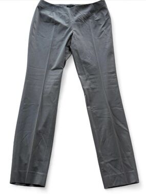 Lafayette 148 New York Bleecker Stretch-Wool Pants In Cobblestone, NWT (Size 6)